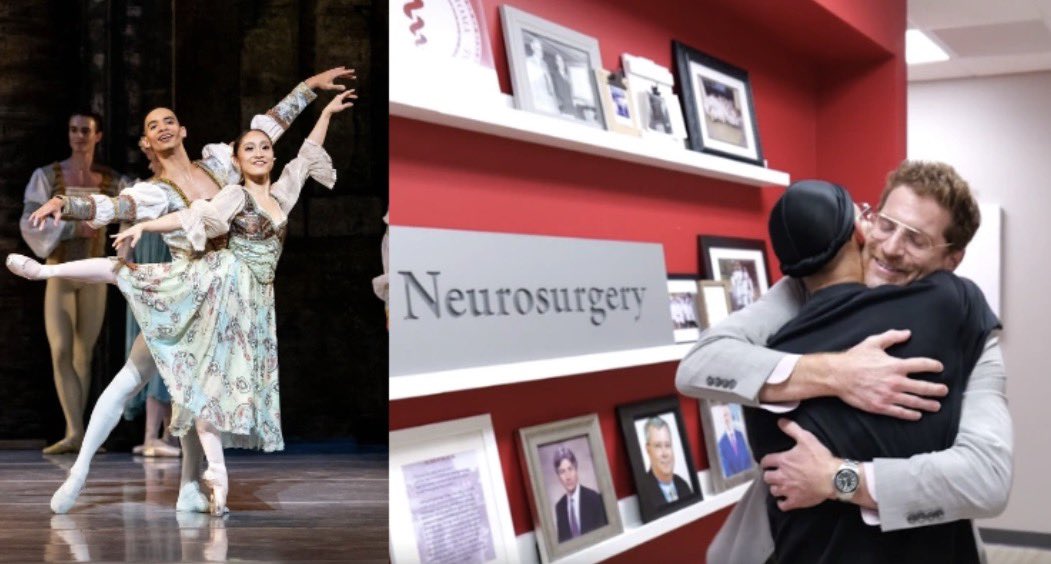 graffeo's tweet photo. Neurosurgery is often discussed in relation to sport, but Randy's case highlighted the profound connections btwn our world &amp; the elegant blend of performance, aesthetics, athletics, and precision that defines ballet... truly honored to be his surgeon!
https://t.co/EMTaOgIPnz https://t.co/sqgZKydK3E
