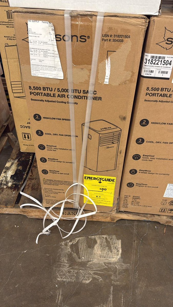 DailyDiscountWH's tweet photo. Portable AC -$150
8500 btu.
832-567-598five https://t.co/khSmiKCv4D