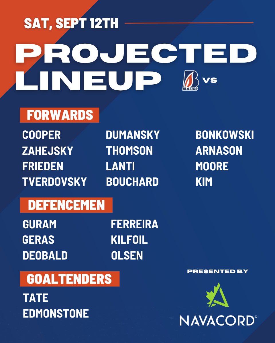 blazerhockey's tweet photo. Here we go!🔥
Vs the @PGCougars in Quesnel! https://t.co/8mDFzT3e1d