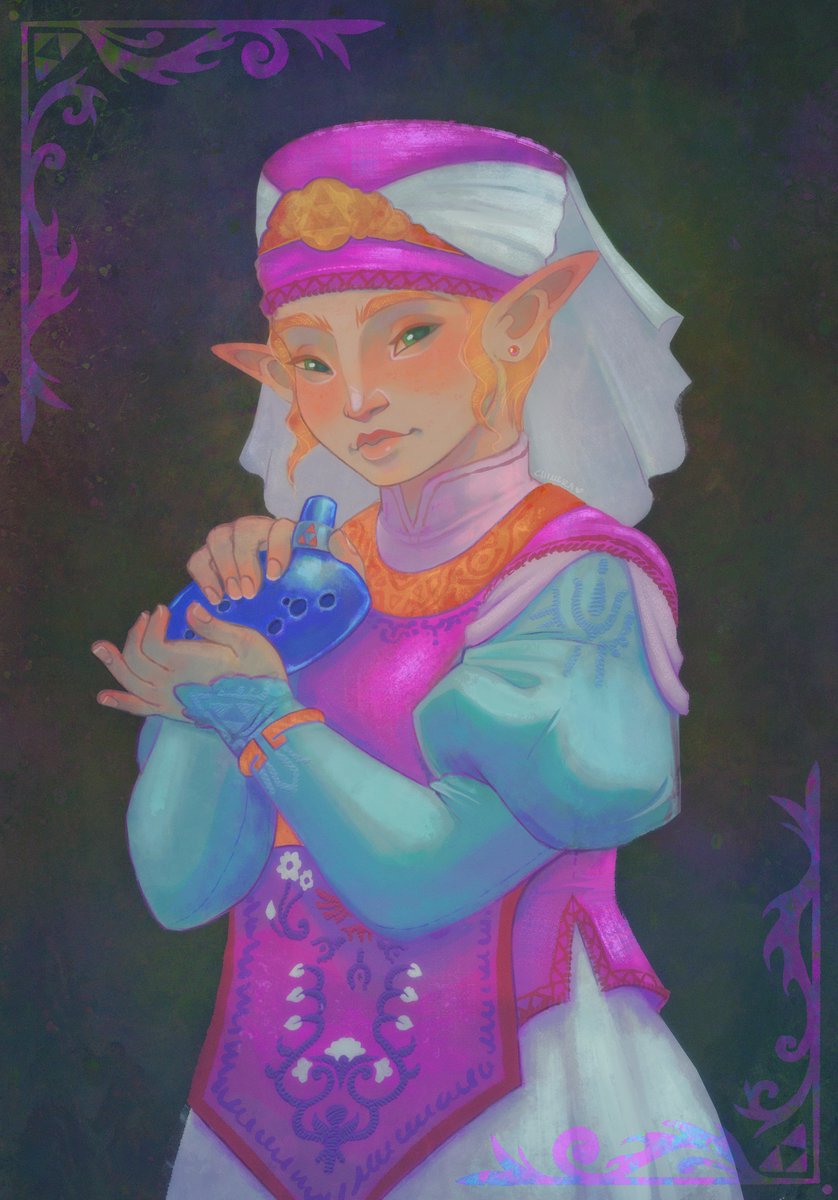SuccubaRossa's tweet photo. Princess Zelda Nohansen of Hyrule, before her disappearance https://t.co/ICE5Lx0L8d