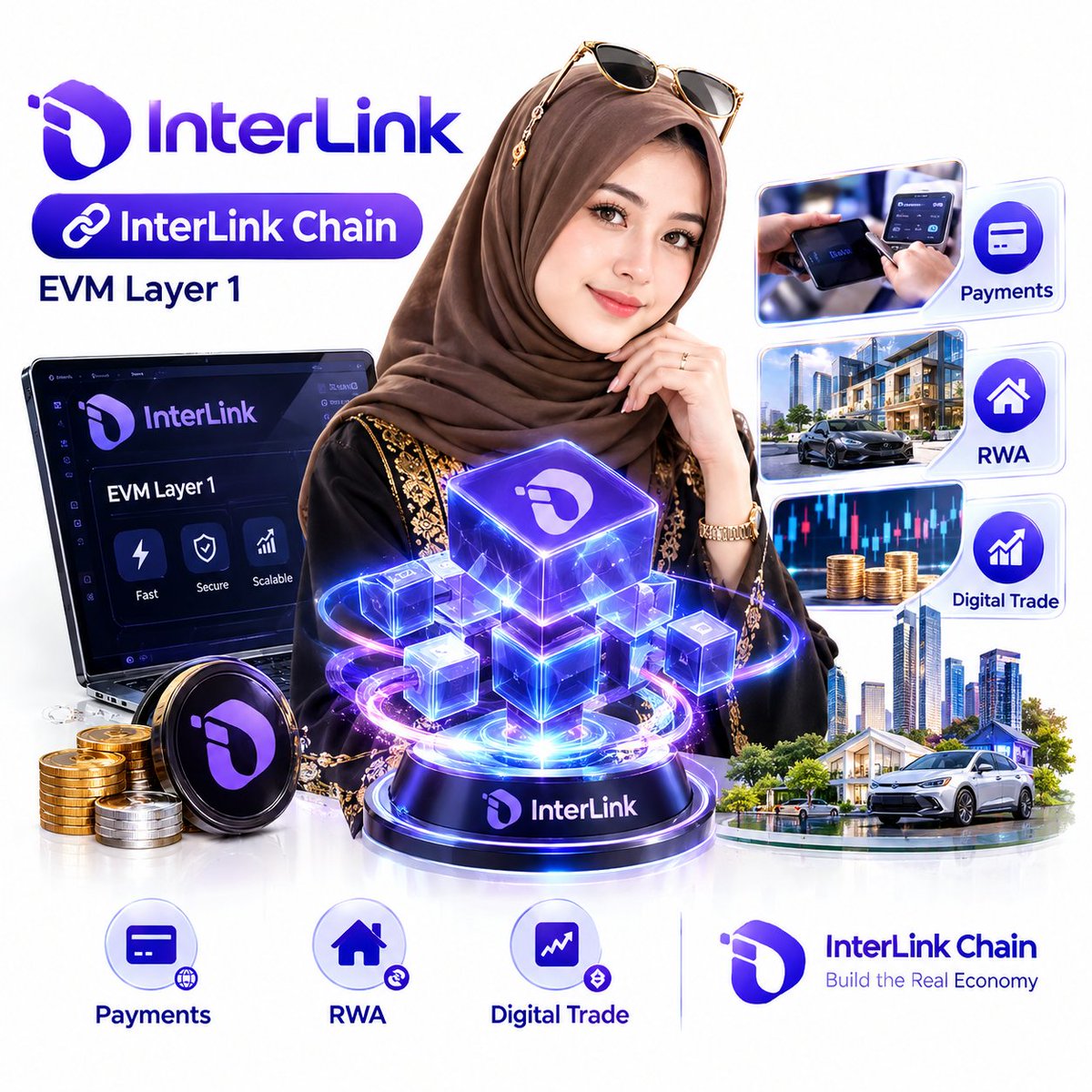 oxeasyla's tweet photo. InterLink Chain hadir sebagai EVM Layer 1 yang dirancang untuk menghubungkan teknologi blockchain dengan aktivitas ekonomi nyata. 🌐

Payments, RWA, hingga Digital Trade menjadi bagian dari visi membangun ekosistem yang tidak hanya bergerak di dunia digital

#InterLink #ITLG #ITL https://t.co/LRVFnl62h5