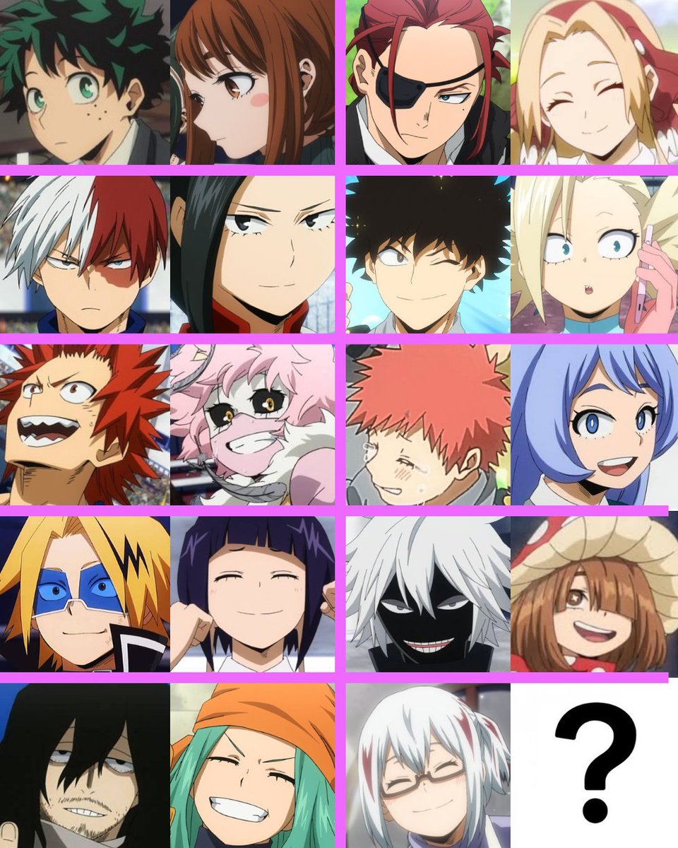 heroacajp's tweet photo. この「？」に入るのは誰？？

#MyHeroAcadémia #MHA https://t.co/SFgSArKnFM