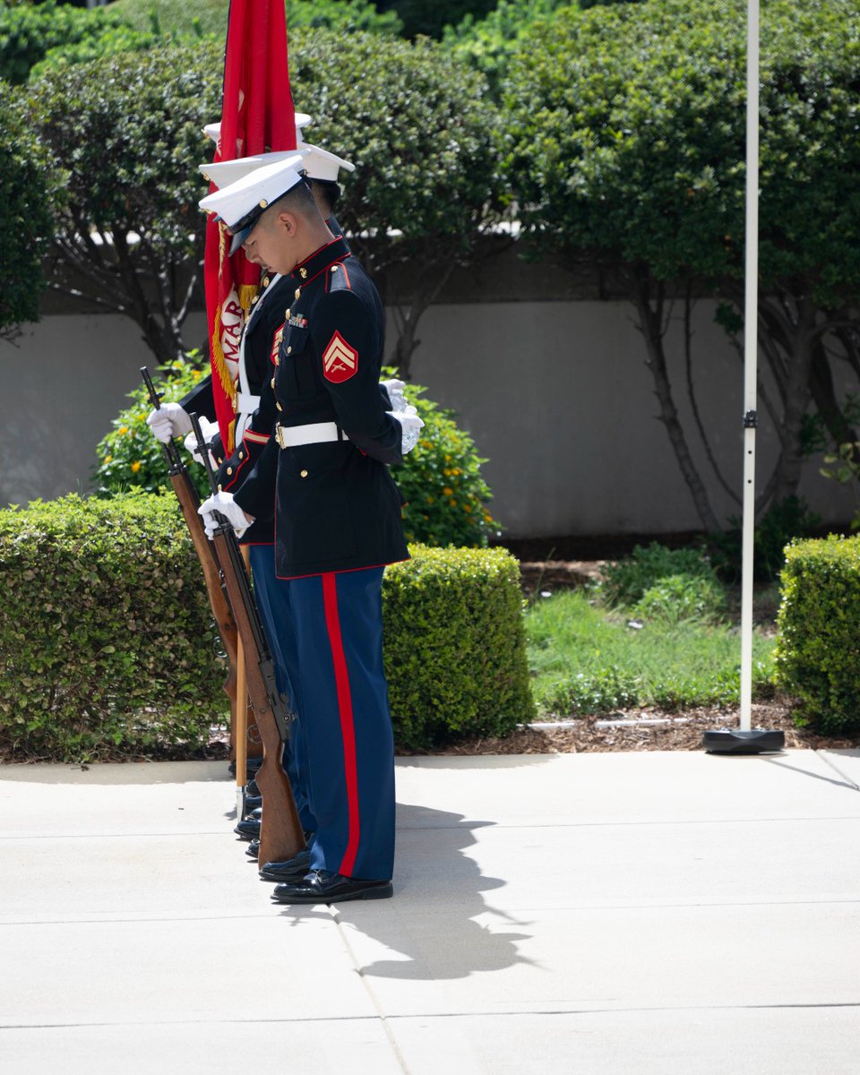FBILosAngeles's tweet photo. Assistant Director in Charge of the FBI's Los Angeles Field Office, Patrick Grandy, hosted FBI employees, former FBI Special Agents, and special guests under the warm September sun in Los Angeles on the 25th anniversary of the deadly attacks of 9/11/01 to remember the 2977 victims and to honor those who served and still do.  #NeverForget