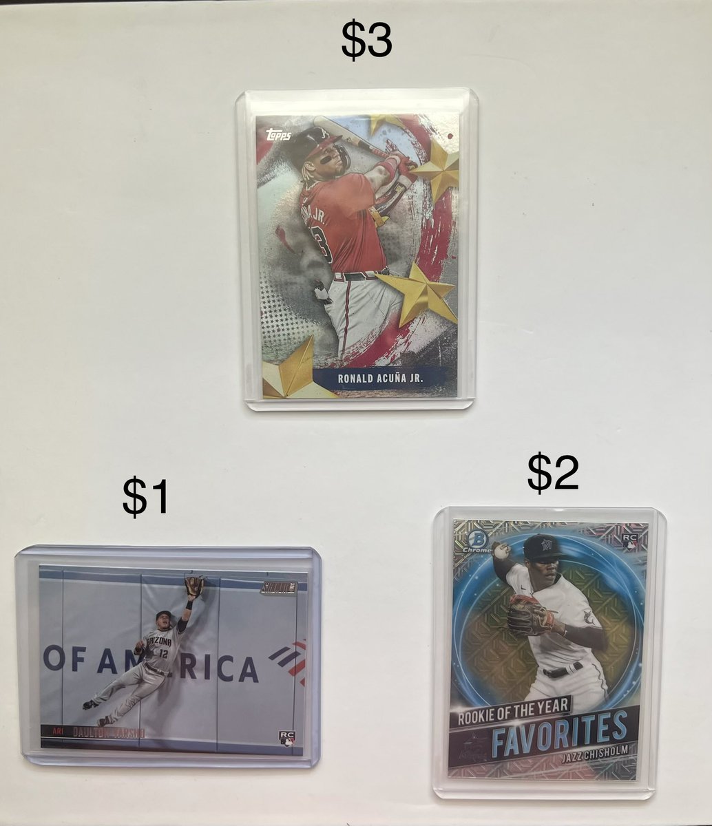 DeCalCards's tweet photo. @cardboardbst Prices are shipped pwe https://t.co/NftJZapSEK