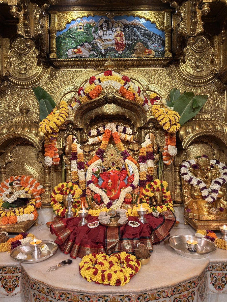 SVTMumbai's tweet photo. 🙏गणपती  बाप्पा मोरया 🌺मंगलमूर्ती मोरया 🙏१३/०९/२०२६
🙏Ganapati Bappa Moraya 🌺 Mangalmurti Moraya  🙏 13/09/2026 https://t.co/Fo4xaftrBF