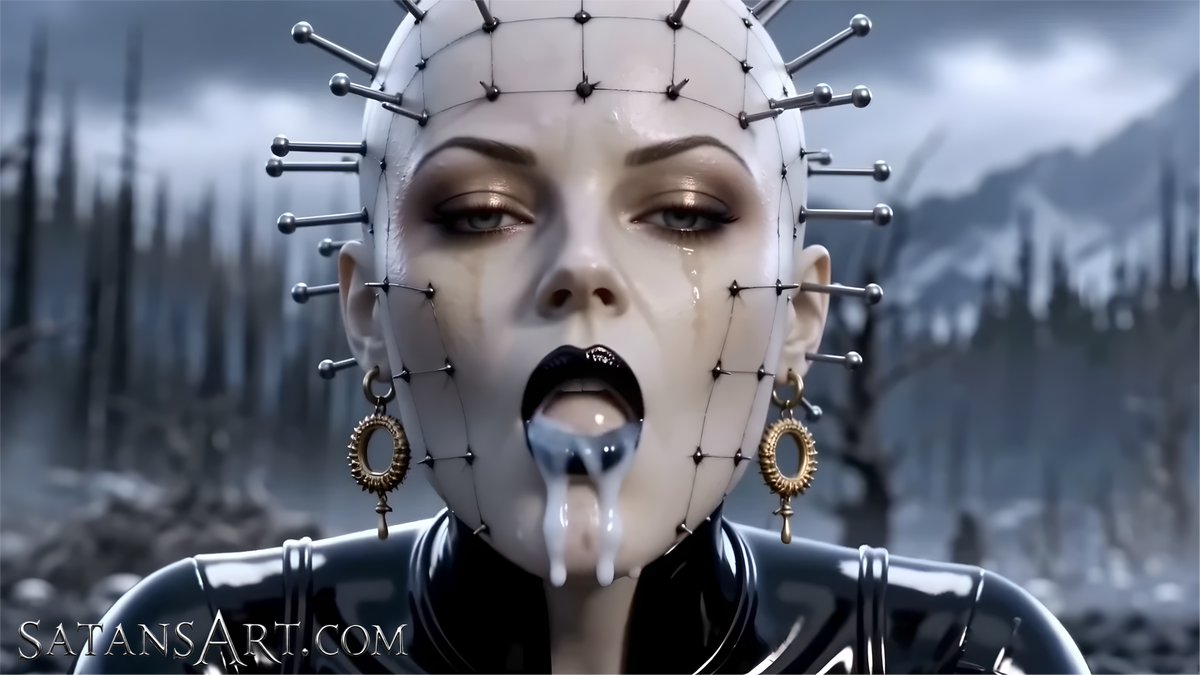 satans_art's tweet photo. Deep in the forest of skulls. Space DNA Ep. 1. https://t.co/mafrKKkExc