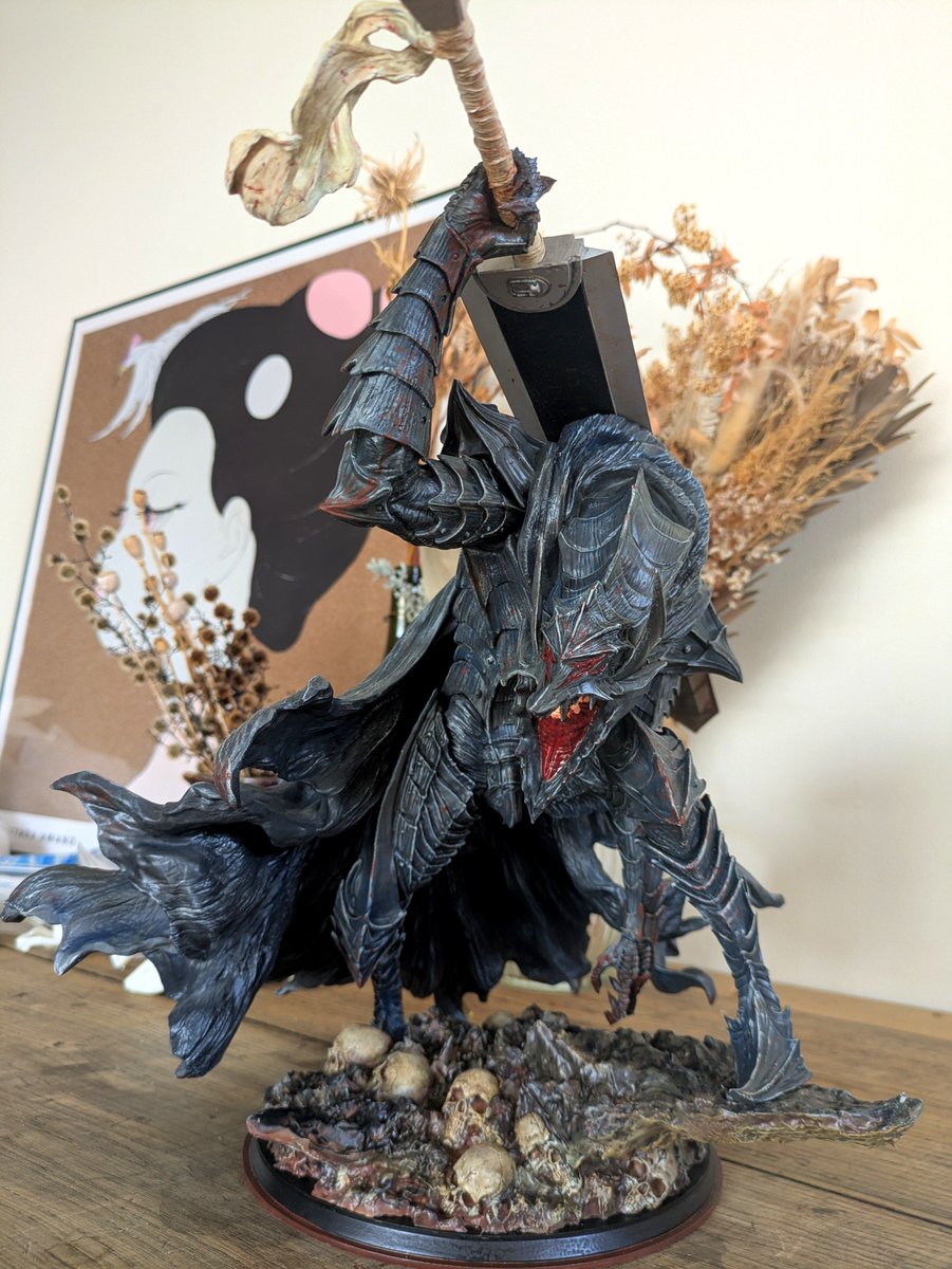 palacenao89's tweet photo. E monateさんの狂戦士ガッツ
やっと完成した！
粗はたくさんあるけど初めてのガレージキットにしてはよくやったと自分を褒めよう。 https://t.co/07Ud8e0PON