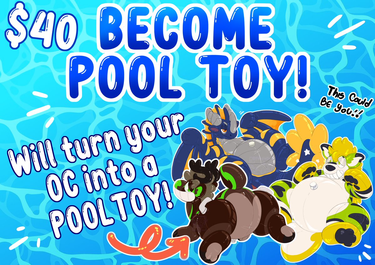 PancinDeSalvado's tweet photo. 🎈WANT TO BECOME A POOLTOY AND BE ALL SQUEAKY AND HAPPY?🎈  

LET ME TURN YOU INTO A FLOATING FRIEND!  

- 10 SLOTS 
- COLORED SKETCH TYPE OF DRAWING 
- WILL BE DONE IN THE NEXT COUPLE DAYS 
- ALL SPECIES WELCOME!!
-DM TO CLAIM!!! https://t.co/8BWuqyrp1t