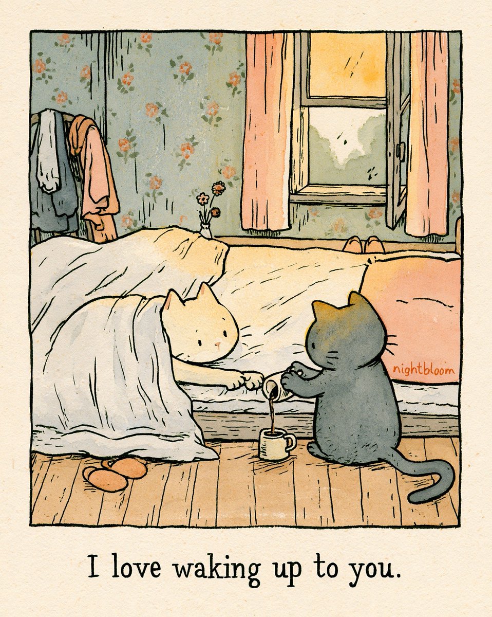 Nightbloomc's tweet photo. I love waking up to you. https://t.co/HpxpKlK6fR