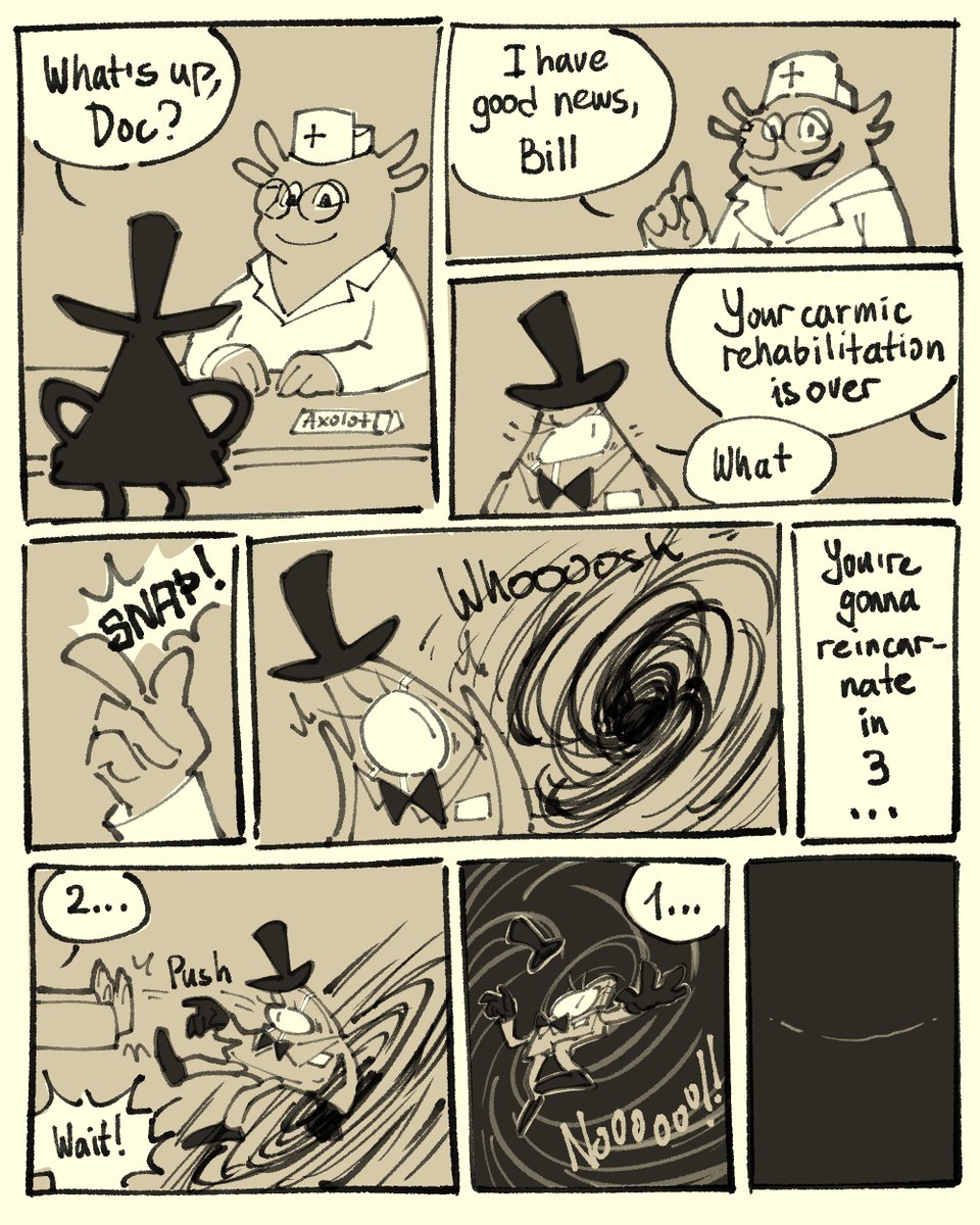 ratata6666's tweet photo. some old stuff i forgot i drew
// the best triangle demon gets reincarnated as a staff https://t.co/3UkQAQSRY6