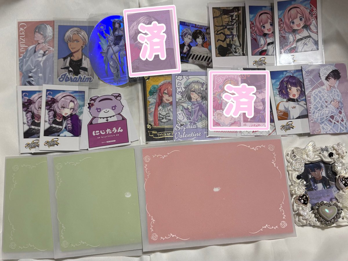 doma569743's tweet photo. [交換]にじさんじ ノスタルジアコレクション2026 Another style チェキ コレクションカード

求 画像1~2
譲 画像3~6

⟡郵送のみ
⟡フェスコレカ・特典類は比率違い可能

異種のため難しいと思いますが、条件合う方いらっしゃいましたらお気軽にお声かけください🙇‍♀️ https://t.co/hNHge5TcVQ