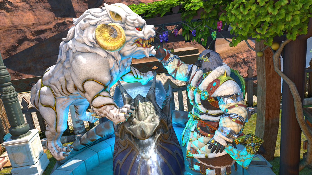 ryu_drago_ff14's tweet photo. 第三盤クリア🦁
装備強化したいけどベヒやんも交換するか迷う… https://t.co/w7FqWYlB8V