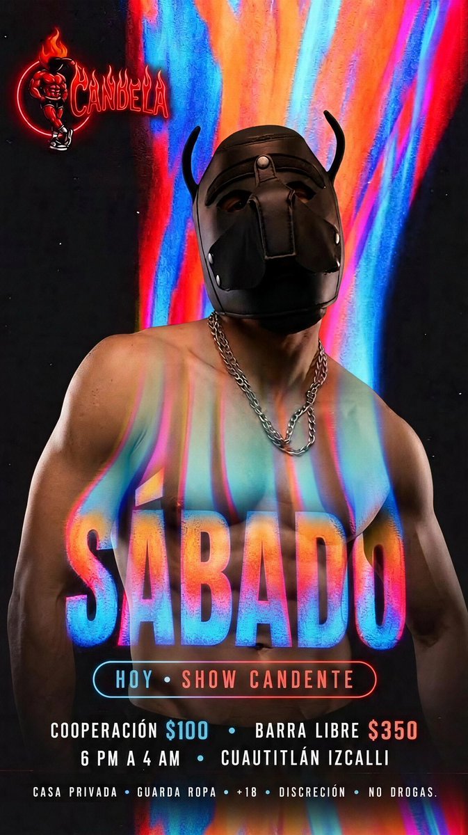 candelaprivclub's tweet photo. 🔥 ESTE SÁBADO SE DERRITE LA NOCHE EN CANDELA 🔥
Hoy tendremos un SHOW CANDENTE que subirá todavía más la temperatura. 🔥
Cooperación: $100 
Barra libre: $350
Horario: 6 PM a 4 AM 
Cuautitlán Izcalli
Casa privada • Guarda ropa • +18 • Discreción • No drogas.
@Erickthedarkboy https://t.co/DAN1BB0Ixz