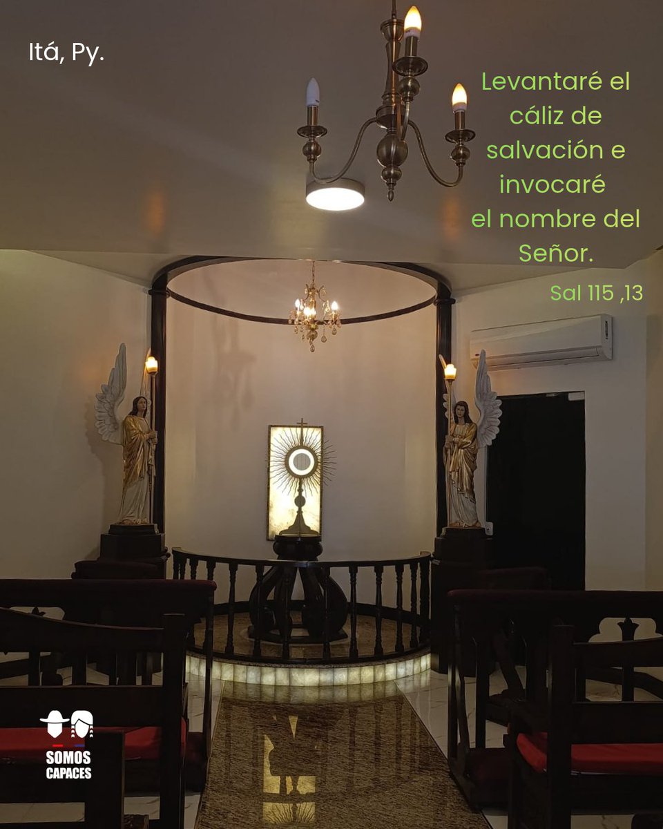 SomoscapacesSc's tweet photo. *OREMOS ANTES DE DORMIR*
🛐
Salmo 115

¿Cómo le pagaré al Señor todo el bien que me ha hecho? Levantaré el cáliz de salvación e invocaré el nombre del Señor.

*Somoscapaces,Py.* https://t.co/3BRsYBV0mv