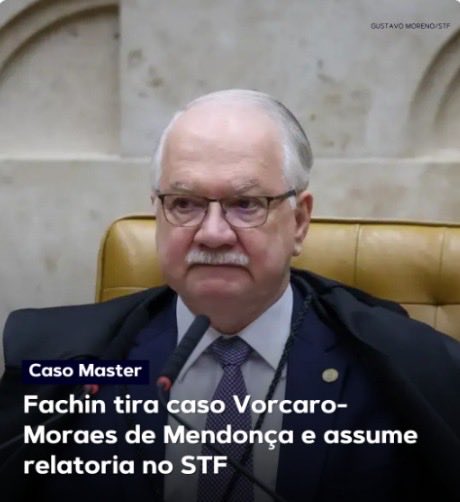 juliovschneider's tweet photo. 🚨
O presidente do STF, funcionário de Lula, Edson Fachin, tirou o caso envolvendo o Daniel Vorcaro e o psicopata tirano Alexandre de Moraes de André Mendonça e assumiu a relatoria do caso no STF.

A decisão foi feita na noite deste sábado (12). Os bandidos tomaram o poder. https://t.co/Aal5Ts3TEz