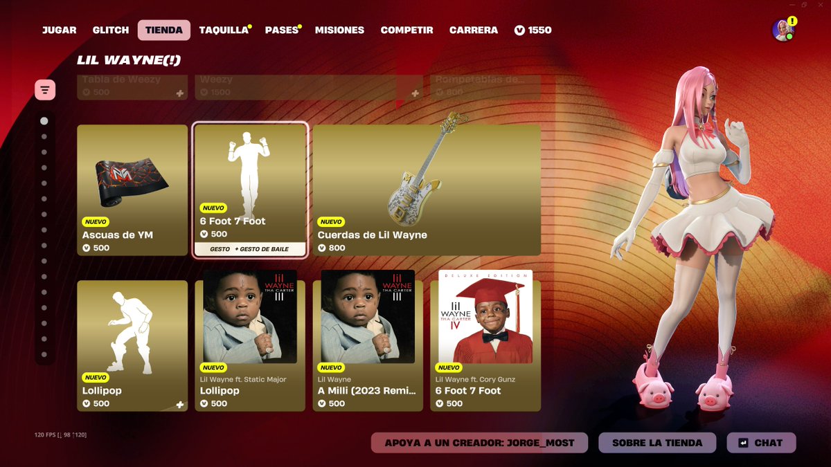 Jorge_Most's tweet photo. Nueva tienda bros!! Gracias de corazón a todos los que usáis mi código Jorge_Most , me ayuda mucho a seguir con todo esto ❤.

Enlace para comprar: https://t.co/vYOXEYBlD1

#EpicPartner💘 https://t.co/gkgZkuwZ41