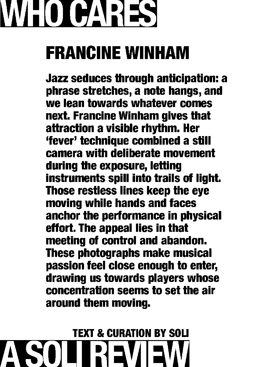 solisolsoli's tweet photo. Feel jazz’s pull · Francine Winham https://t.co/2off33iDcy