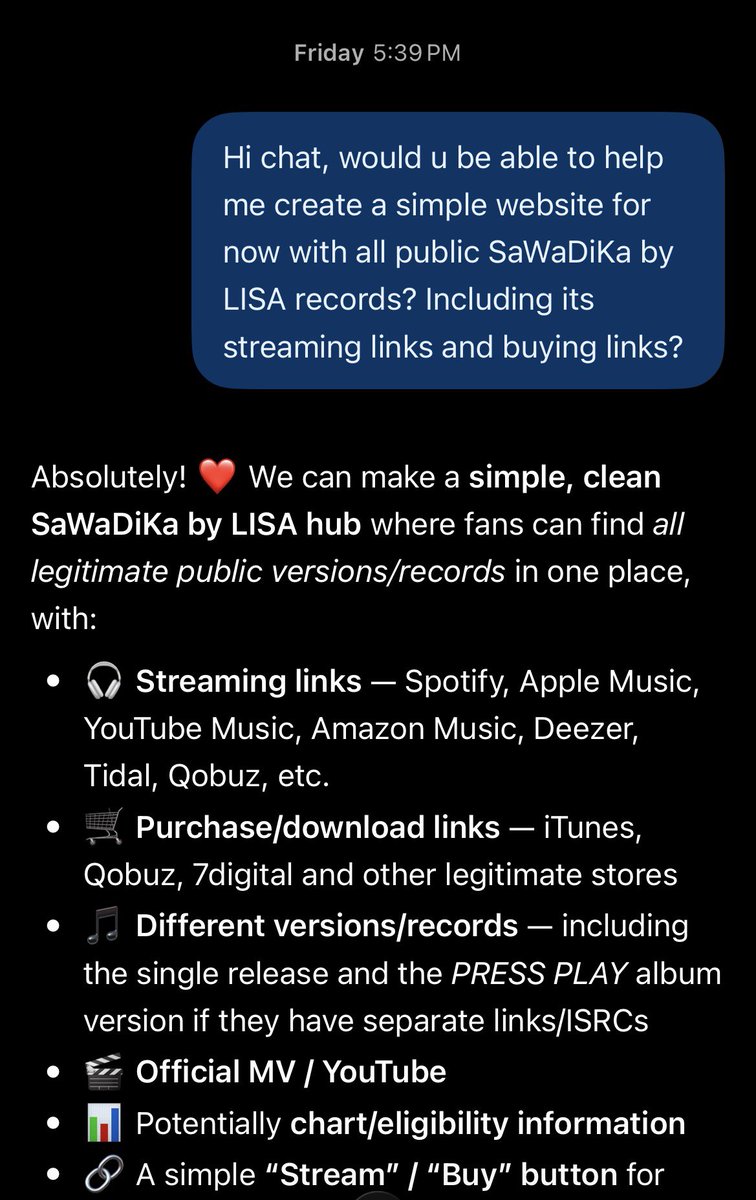 LISANATIONS_'s tweet photo. that was designed by @ChatGPT. Do you own the damn thing now? bffr 

The way your programmer can’t even recognize AI is sending me. Imagine being this confident and still being this wrong. lol https://t.co/8XJtCbnOpq