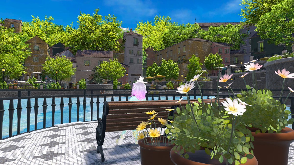 Shikidesu_VR's tweet photo. 「口笛吹いて君に贈る
花びら踊るような愛の唄

倖せな陽だまりの午後に」

World: été - SALON․
Author: moné（もね）

#VRChat #VRChatPhotography https://t.co/46mfJE5Dp0