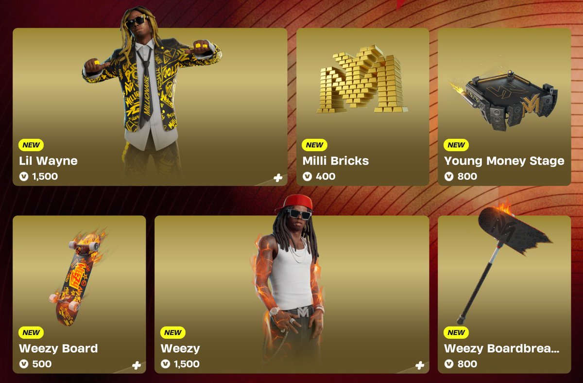 HYPEX's tweet photo. LIL WAYNE IS OUT NOW (3,600 VB Bundle)

Use code "HYPEX" if you'd like to support me ❤️
AVAILABLE HERE: https://t.co/F53x8ToaIf #EpicPartner https://t.co/u7Cz3ra6tH