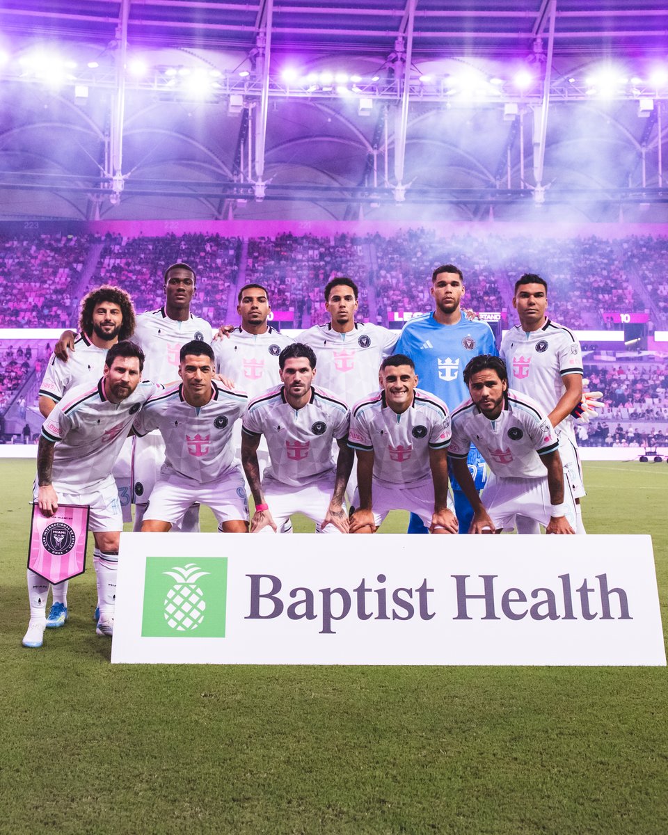 InterMiamiCF's tweet photo. 🤍🩵🩷

#MIAvNSH • @BaptistHealthSF https://t.co/YQZX5hQtxH