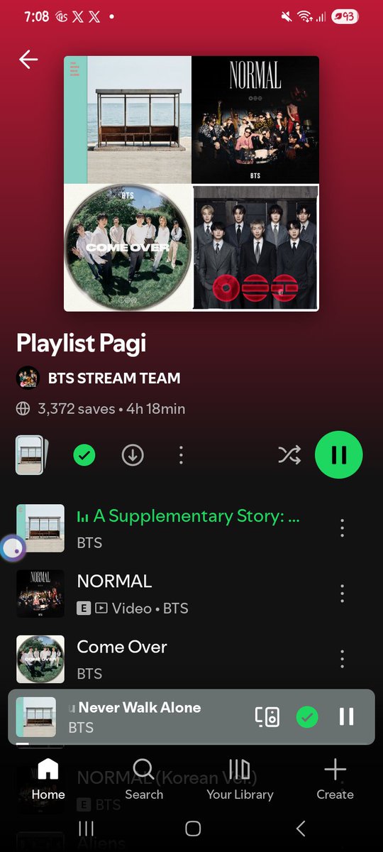 euncenielle's tweet photo. @apobangpobase ARMY ON THE MORNING PLAYLIST
#BTS #BTS_ARIRANG #BTS_SWIM https://t.co/aJMNfWiu0C