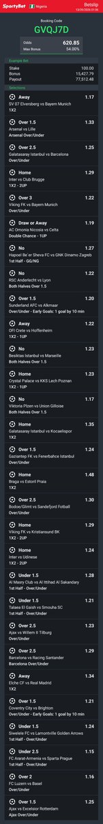 ILarixkolo's tweet photo. 620 odds long shot
Active ✅✅✅
GVQJ7D https://t.co/C1zvwuMMrU