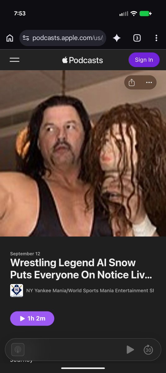 NRMedia50's tweet photo. Al Snow Segment Is Now On Apple Podcasts Also, Everyone Please Download, Check This Awesome, Legendary And Epic Episode
Don't Mess With Wrestling Legend Al Snow @joseph_min5462 @EvanSpitzy_4 @JasonSpitzberg2 @jesse_cherone πͺπ₯π₯π₯πππ #AlSnow #Viral
https://t.co/6zZMbL2zUl https://t.co/tcgf30TRCV