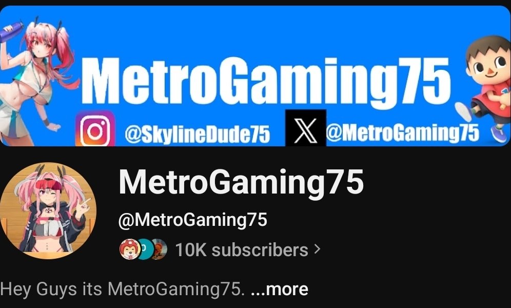 TherealMG75's tweet photo. I have finally reached 10K Subscribers https://t.co/3vOomcIBOj