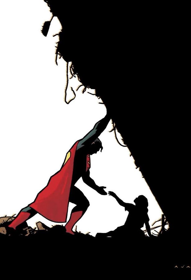 TheBatHome's tweet photo. Batman and Superman by David Aja. Simple, graphic, instantly iconic. https://t.co/MpikldXXJp