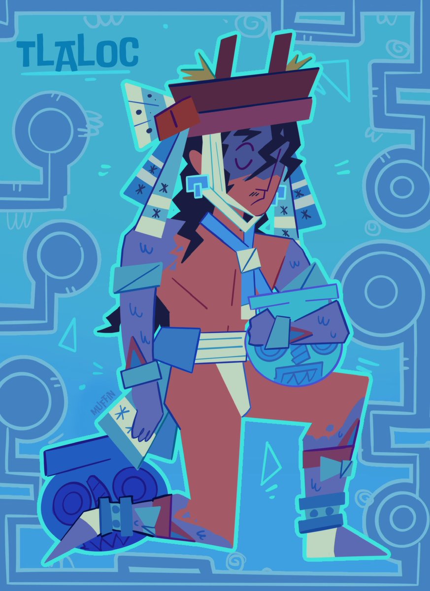 imamuffiin_'s tweet photo. Don lluvias 🌧️

#tlaloc #aztec https://t.co/xJZtBcqOxd