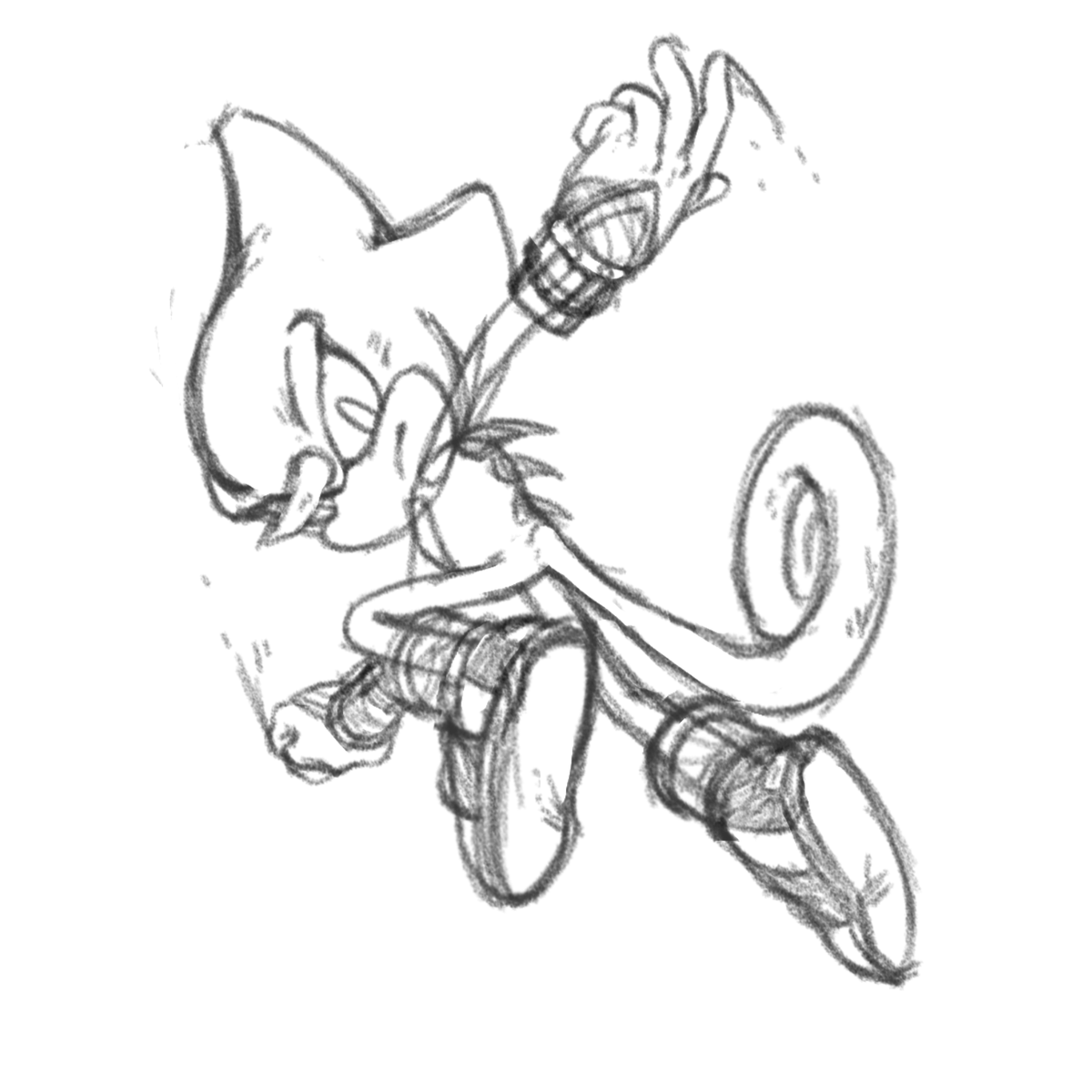 TrisXArt's tweet photo. Hi Sam, I couldn't finish the Espio art today as something came up. But here's my progress so far. https://t.co/sqwtFJOvUt