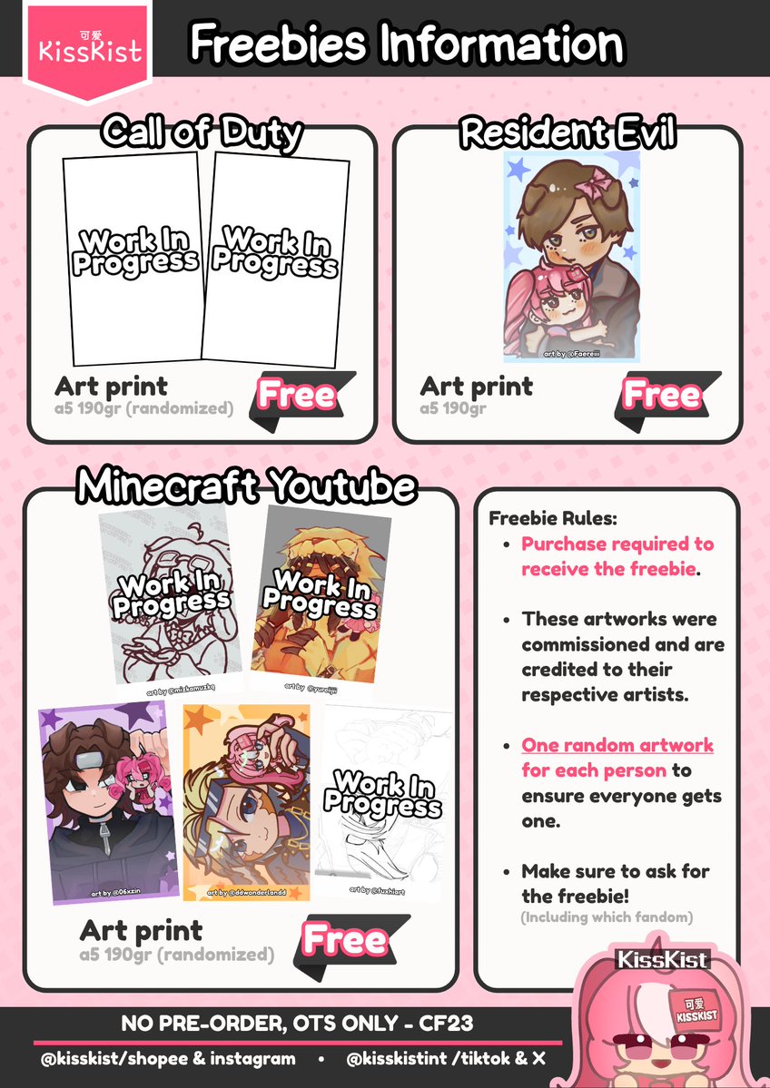 KissKistINT's tweet photo. (2/2) Kw: Dante, V, Vergil, Leon Kennedy, Chris Redfeild Dottore, Pantalone, Valko, Kazuhira Miller, Metal Gear
 
Note: Open for trade! :3
#comifuro23catalogue
#comifuro https://t.co/Fr8i7uKHYy