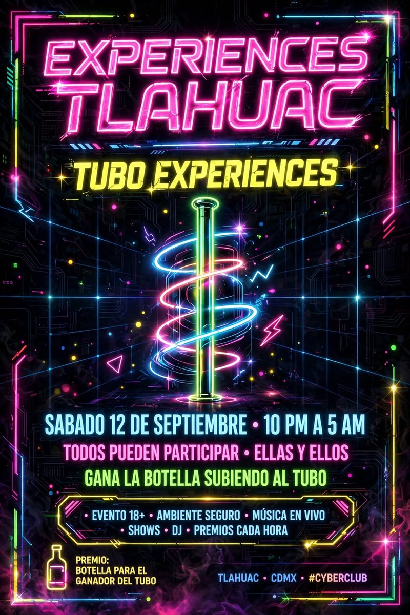 EXPERIENCESTLAH's tweet photo. Hoy cantante en vivo show y stripper reserva al 5625262848 @BIBLIOTECATLAHU https://t.co/U9hOHIl5Sk
