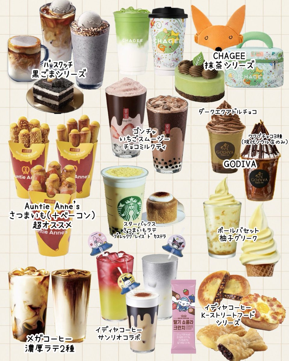 16kongkong21's tweet photo. 9月前半の新商品まとめ❣️

まずカフェとアイス屋さんのから☕️🍦
他のはまた後ほどポストします〜( •̀ ̫ -︎︎ )☆ https://t.co/uuEvmtawxO