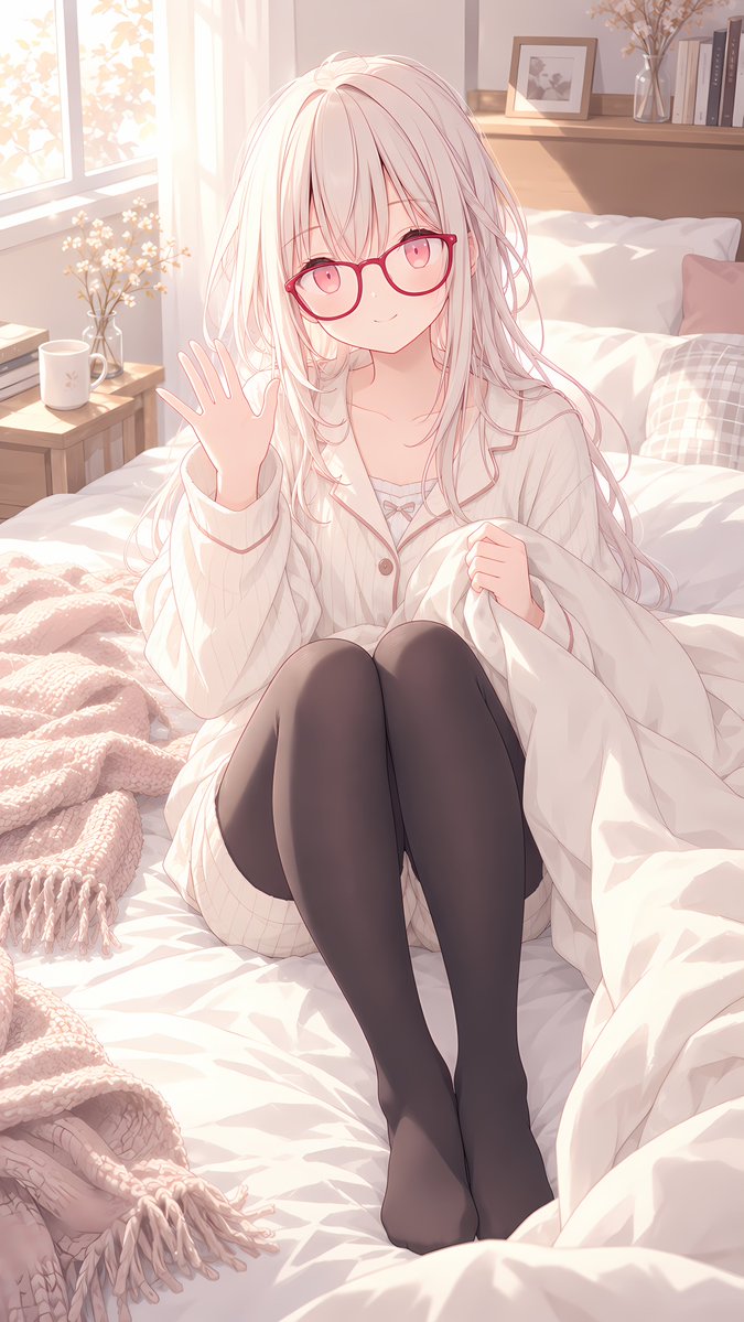 WORK_midori3's tweet photo. 「ん……おはよう。ちゃんと起きてるよ……。」
でも布団のぬくもりに、まだ少しだけ捕まってる。
#AIイラスト #AIart #WindowLight https://t.co/HtJZigjx7r