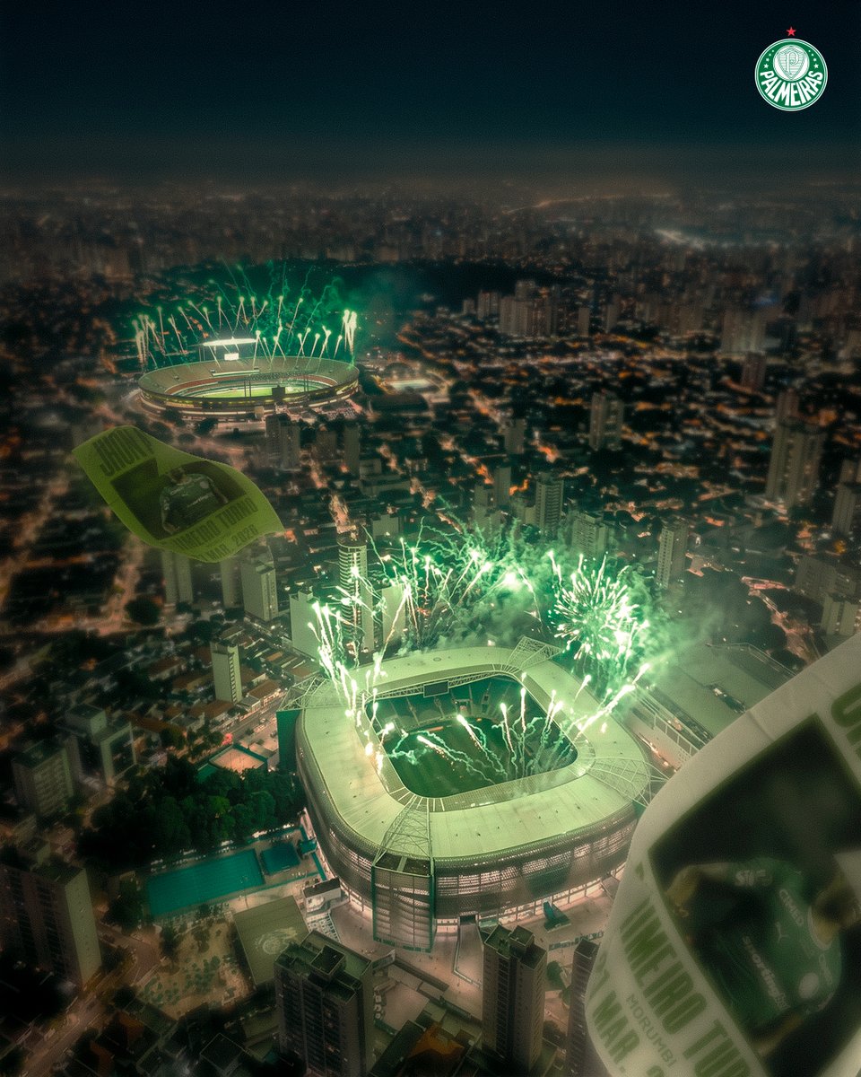 Palmeiras's tweet photo. Não importa o palco, o show é ALVIVERDE no Choque-Rei! 😎🟢⚪️ https://t.co/TrV78WL8Oj