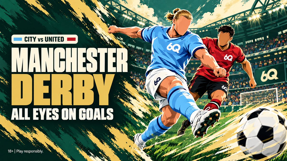sixqnetx's tweet photo. City started 3-0-0. United have conceded 2 in every PL game this season. Haaland already has 3. The derby market isn’t whispering “tight.” It’s staring at goals.
18+ | Play responsibly.
#EPL #ManchesterDerby https://t.co/M4YzfmXPqL