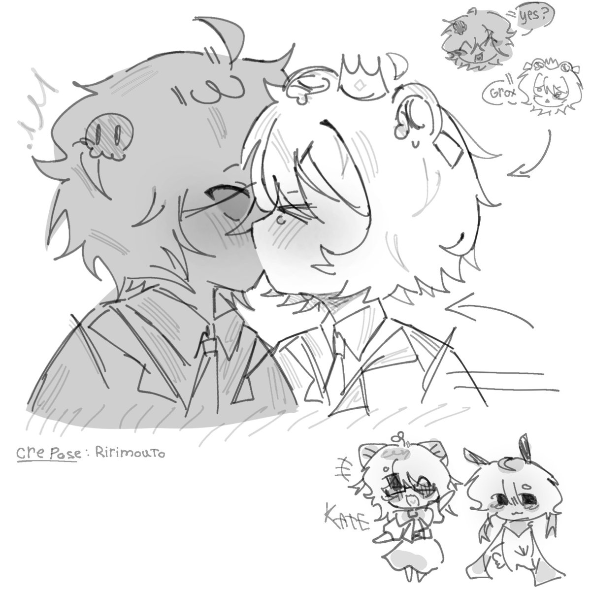 Mafuso33's tweet photo. Kiss👀
#frox #grox #froggydude #fypシ゚viral https://t.co/48CZ5UMgv8