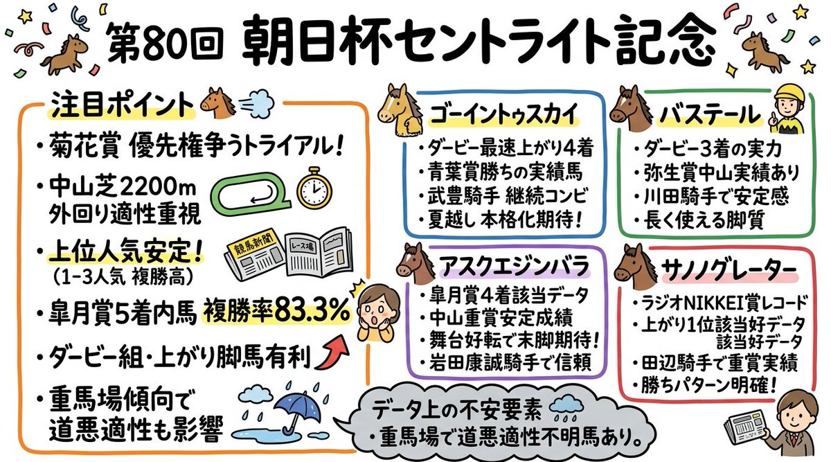 Underchoker's tweet photo. セントライト記念。勝ち味に遅いが重賞安定成績のアスクエジンバラをヒモにして三連単を狙いたい。
中山11R　ヒモ◎アスクエジンバラ https://t.co/37dLUQdPPR