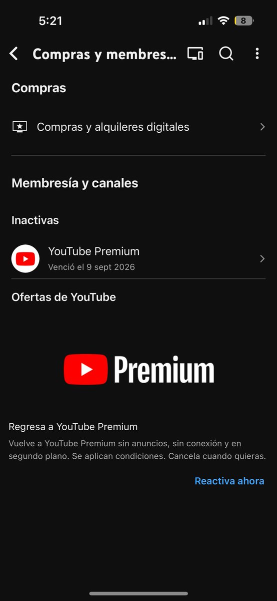 pollodany117's tweet photo. @TeamYouTube Hi, I need some help with my YouTube Premium Family plan. I already joined the family group, but I’m still not getting any Premium benefits and I keep seeing ads. https://t.co/Ge9ET4zZVB