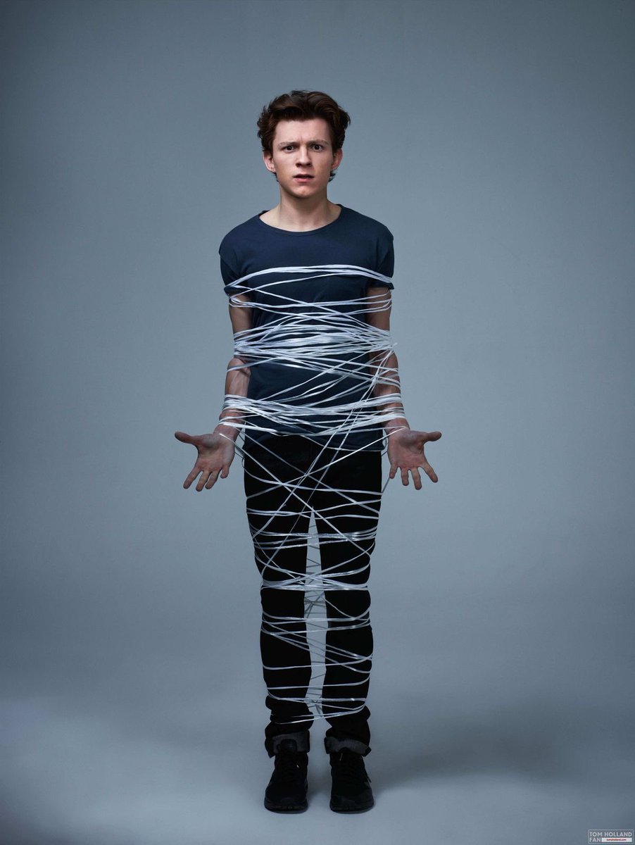 spidepete's tweet photo. do you think peter accidentally got wrapped in his web the first time https://t.co/TNVm1wSSIB