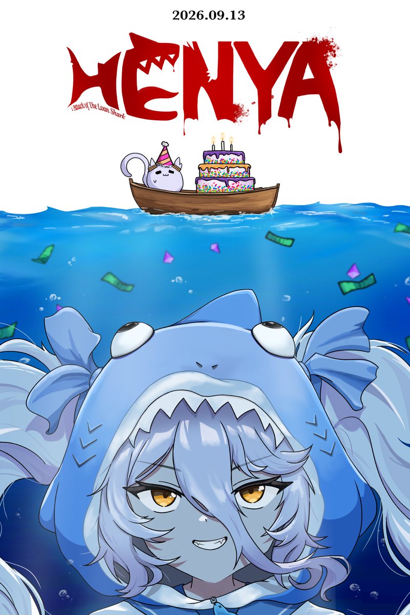 Lavenproto's tweet photo. Happy birthday ✨💵🦈💵✨
#henyart https://t.co/5F5oWui7j4