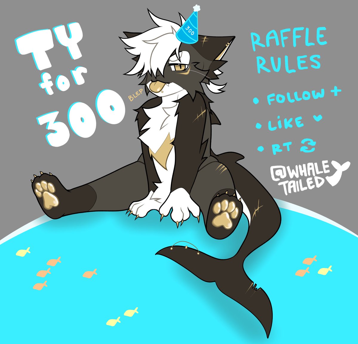 whaletailed's tweet photo. 🥹 WAH… TYSM FOR 300!!!!

I’ll be hosting a raffle for my hypno YCH to celebrate!!

to enter you just need to:
follow + like + rt 💟

Anyone can join as long as the rules are met ^^ (the base will be altered to fit the winner’s character)

This will end on 9/26 at 3PM (PST)! https://t.co/HwQMeb4znG