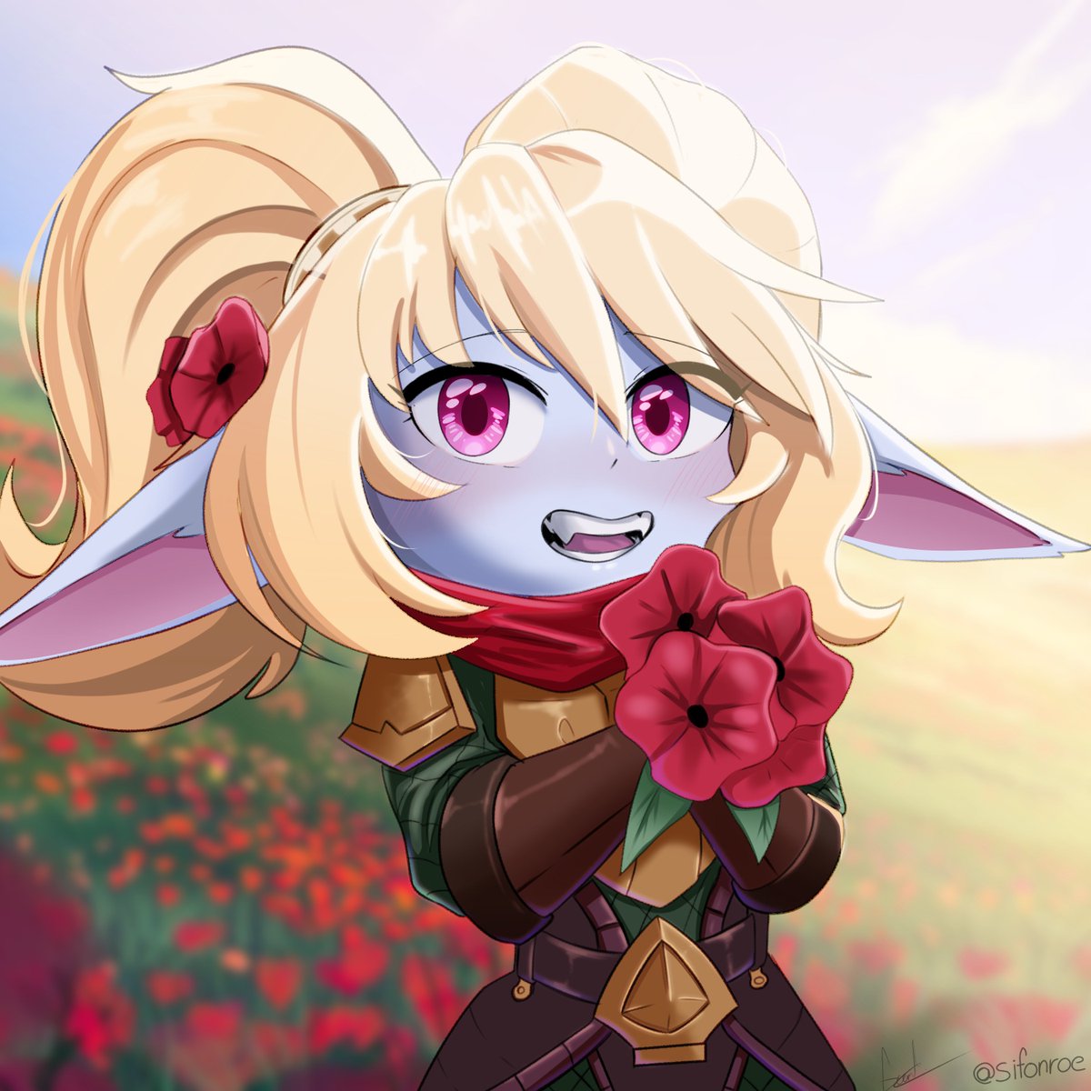 sifonroe's tweet photo. just a poppy commision, its been a while hope u guys like it https://t.co/kyKGsOn0bu