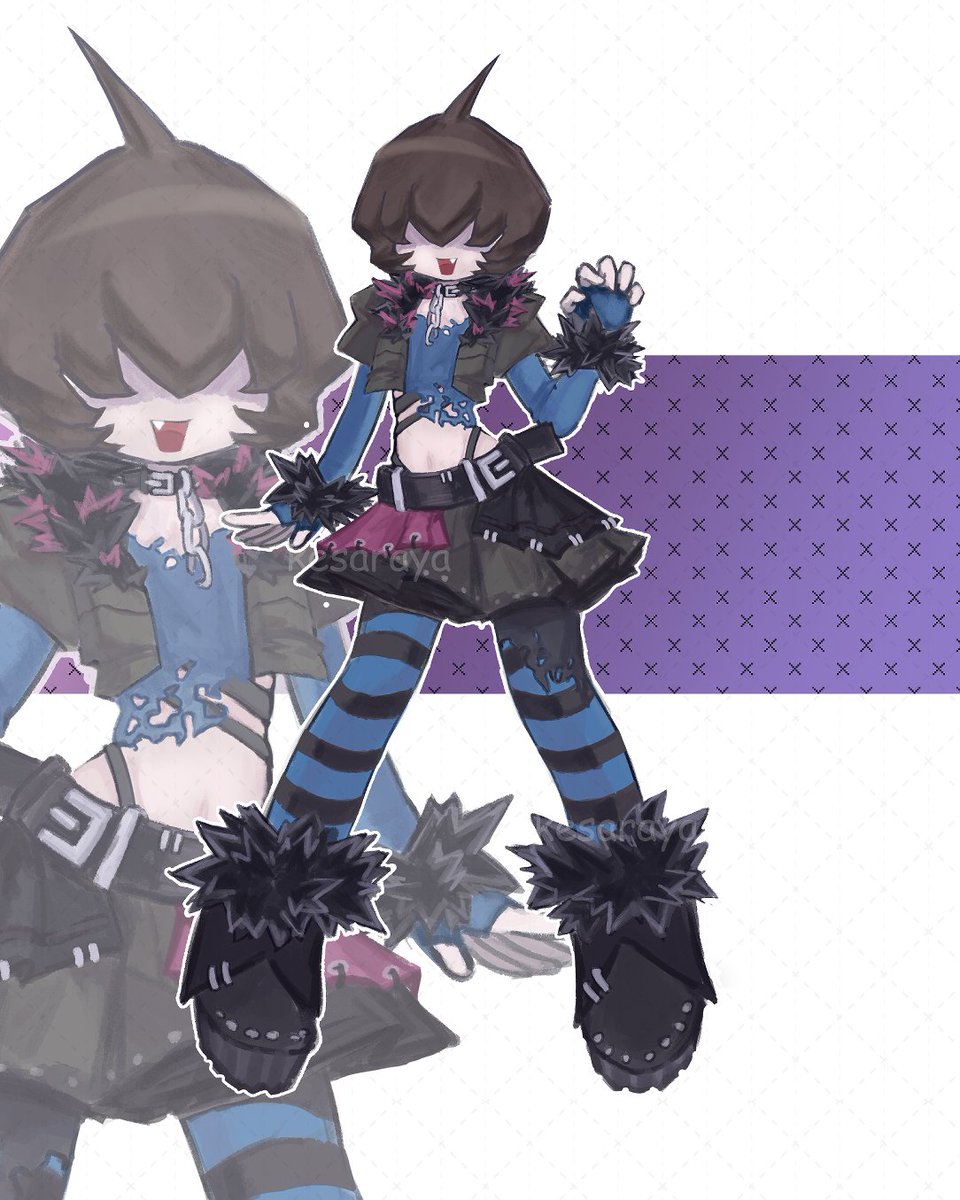 KesarayaAYAYA's tweet photo. Punk Femboy DEINO | #pokemon adopt
•SB: $20

•MIN: $1

•AB: $80 (some fast art of this character) https://t.co/ReaXWQRmI2