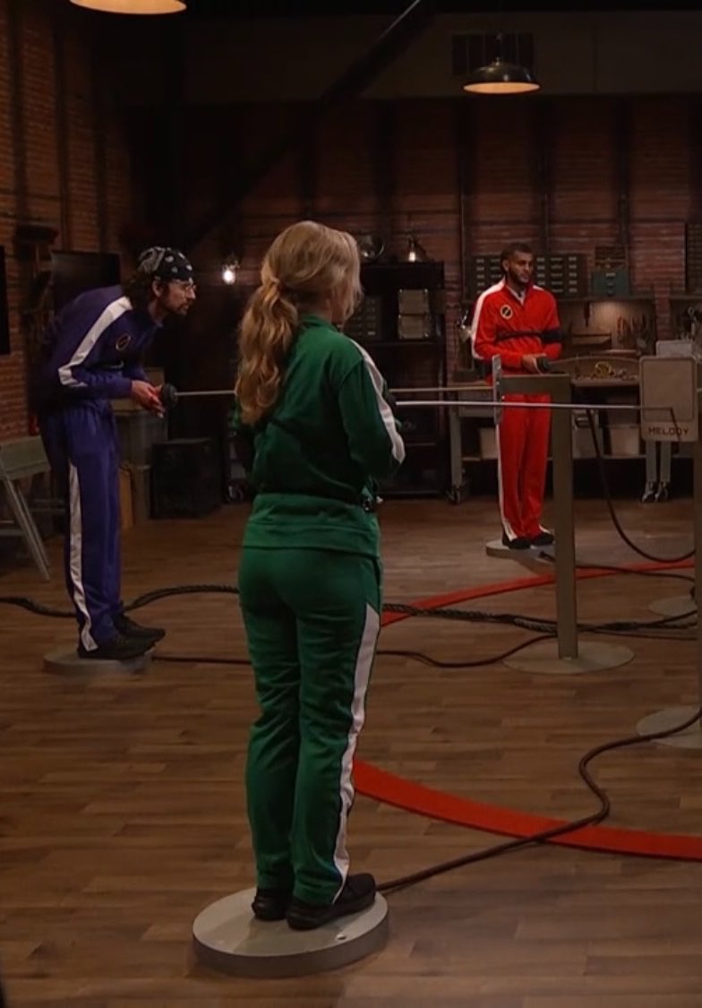 bigbrotherbest's tweet photo. barrett’s posture is giving robbie rotten from lazy town right now 
#bb28 https://t.co/8elEU8tTtf