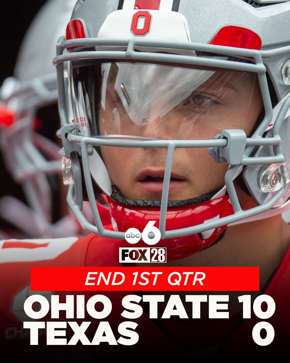 wsyx6's tweet photo. And the Buckeyes are driving, looking to add to the lead ... https://t.co/2Y7Um5i7TM