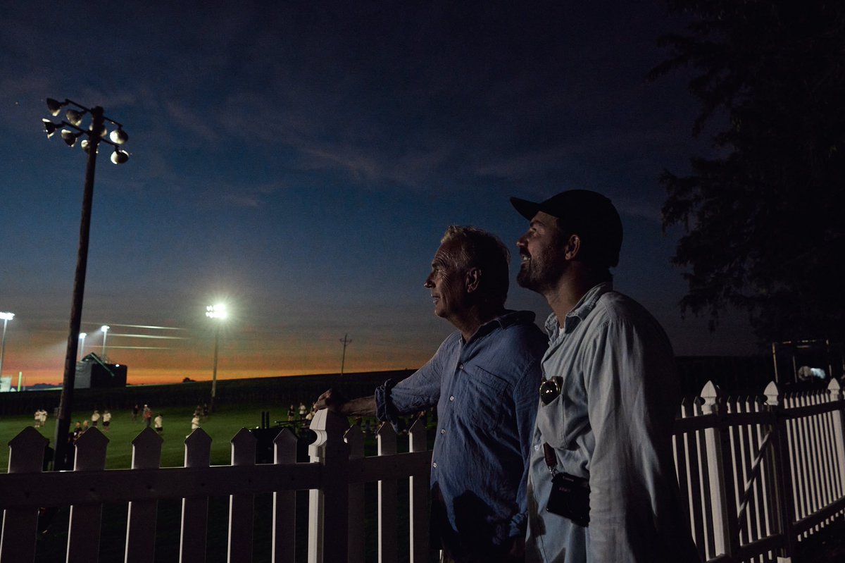 KevinCostne_0's tweet photo. Last week the @MLB gave me a chance to “have a catch” with my son at the Field of Dreams.

Joe was just a baby when we made this movie ultimately about the relationship between a father and son. How full circle to share this incredible experience with him.  

#MLBatFieldOfDreams https://t.co/LEYKdqPUfw