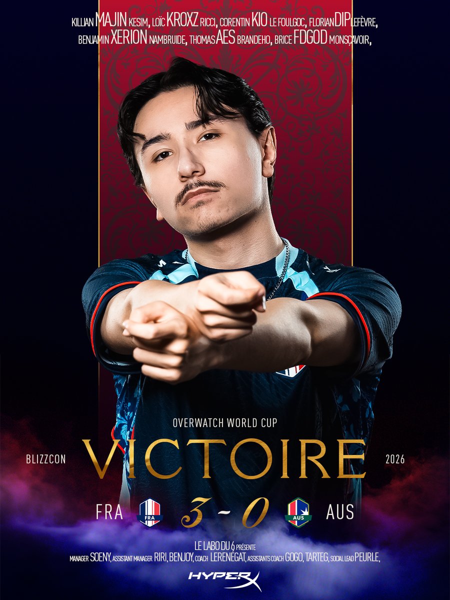 avecle6's tweet photo. Un 3-0 de plus à notre tableau. Demain, c'est la demi-finale 🔥🔥 https://t.co/jdMh4IWxKu